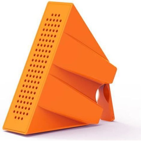 Support de Smartphone - - Amplificateur de son - Couleur Orange - 2 en 1 - Livraison 48H (1/4)