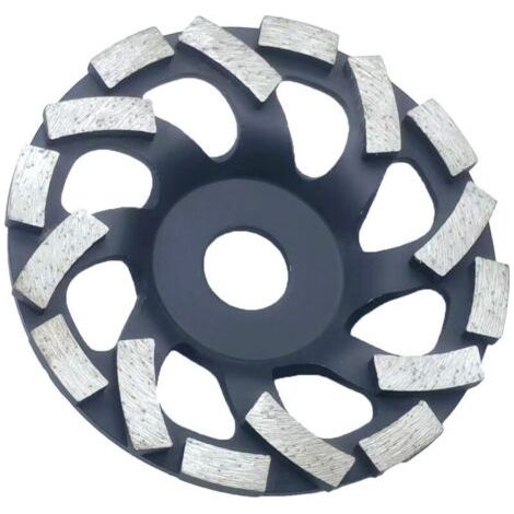 Pair Disque Diamant Abrasif 125 à Meuler le Béton. Meule Abrasive pour Poncer Béton, Pierre, Granit (1/4)