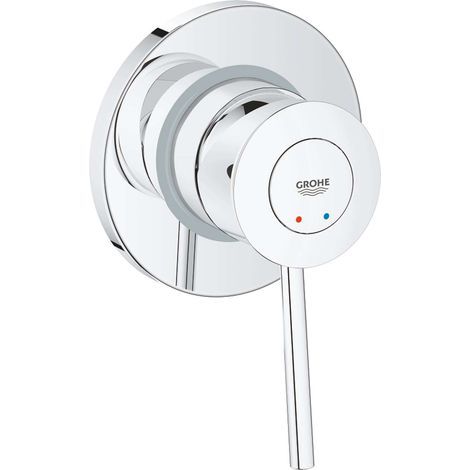 Grohe BauClassic - Duscharmatur Unterputz, mit Einbaukörper, verchromt 29048000 (1/2)