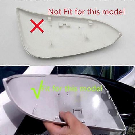 Support de coque de rétroviseur latéral compatible avec les modèles RAV4 2013-2019, coque de rétroviseur noire. (1/5)