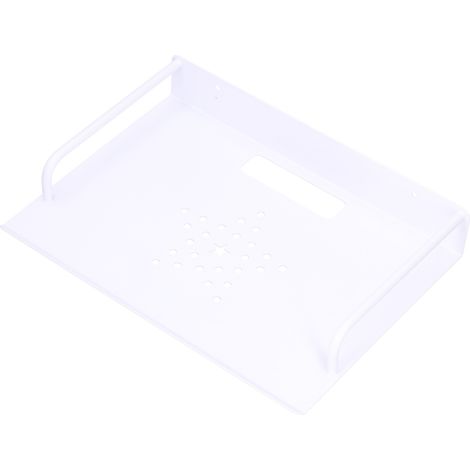 Support mural en aluminium spatial pour accessoires TV, routeur Wi-Fi, boîtier TV, support pour projecteur, support mural réseau, porte-DVD, étagère de rangement, motif étoile (1/5)