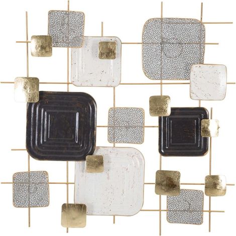 Panel decorativo abstracto 3D estilo geométrico Square