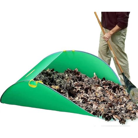 Machines de jardinRamasseur de feuilles, sacs à feuilles portables et pliables, outils de ramassage de feuilles pliables, sacs de jardin réutilisables pour les déchets de feuilles (1/5)