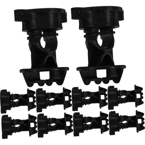 Isolateurs de Fil de Clôture Électrique 9, 5mm à Boulon, Lot de 10  Compatibilité, Forme Ronde, Performance Mécanique Élevée, pour Poteau et Système de Clôture (1/5)