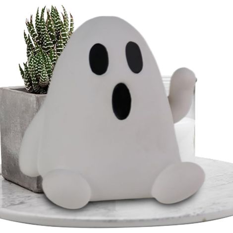 Figurines d'Halloween - Figurine fantôme mignonne avec mains qui agitent - (1/5)
