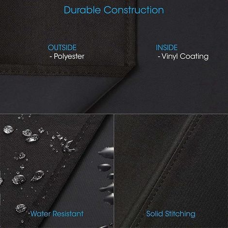 2X Couverture de Gril de Barbecue Extérieur Couverture de Gril Couverture de Barbecue Couverture de Gril de Barbecue Étanche, Antipoussière et Crème Solaire 58X77cm (1/5)