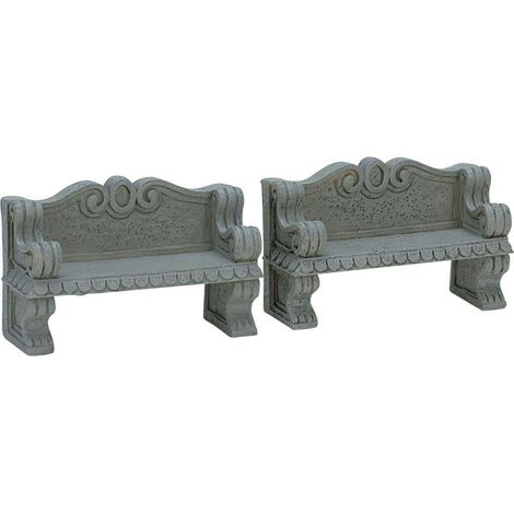 Bancos de piedra 3,6 x 0 x 0 cm