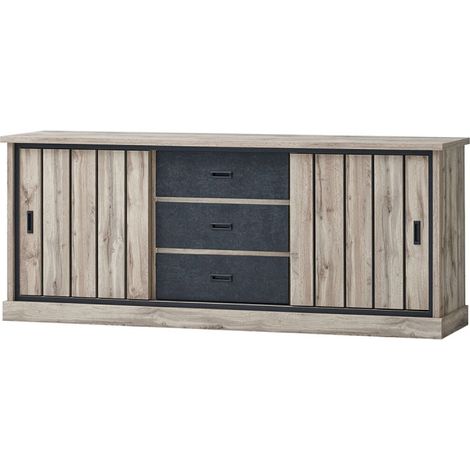Buffet 2 portes 3 tiroirs Lena (1/5)