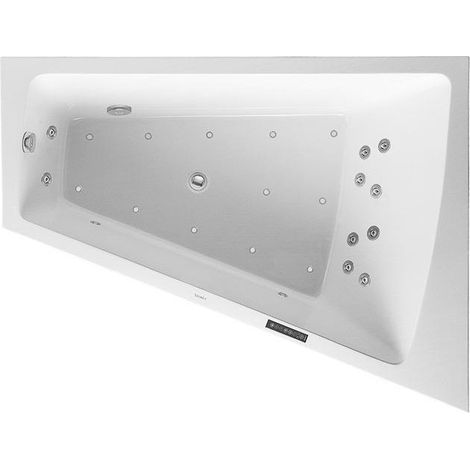 Duravit Whirlpool Paiova 1800x1400mm un dossier incliné à droite,