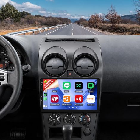 4+64G Autoradio Android pour J10 2006-2016 avec Carplay Android Auto sans Fil, Écran 9 Pouces GPS Navi Bluetooth RDS FM Wi-FI Caméra de Recul AHD et Hi-FI (1/5)