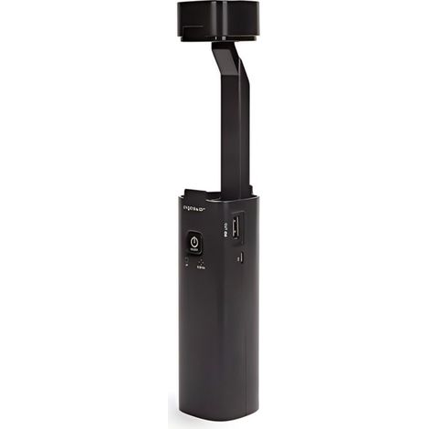 Lampe de table LED pliable noire, 3W, température de couleur 4500K, rechargeable et portable (1/3)
