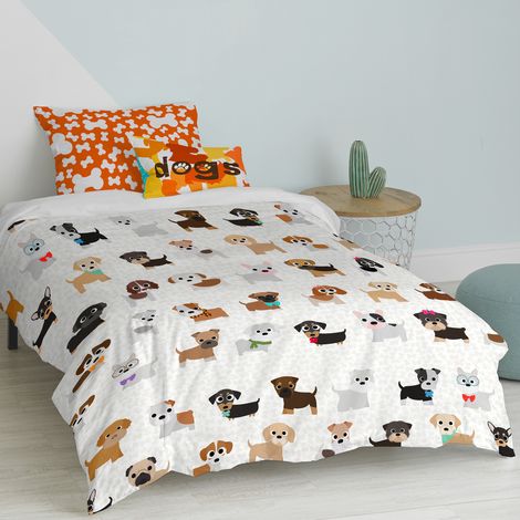 Dogs Juego nórdico 2 piezas 140x200 cm (Cama 80) (1/5)