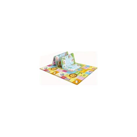 Tapis de Jeu pour Enfant Bebe 180x100x1cm Tapis de Sol Epais Pliable Reversible - Imperméable Double Face - Tapis d'éveil pour Bébé (1/4)