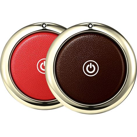 GPS-Tags (nur iOS) für Hunde, Katzen, Taschen, Rucksäcke und mehr (rot und braun, 2er-Pack) Batterie (1/5)