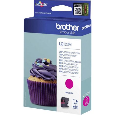 Cartouche encre Brother LC123 Magenta
