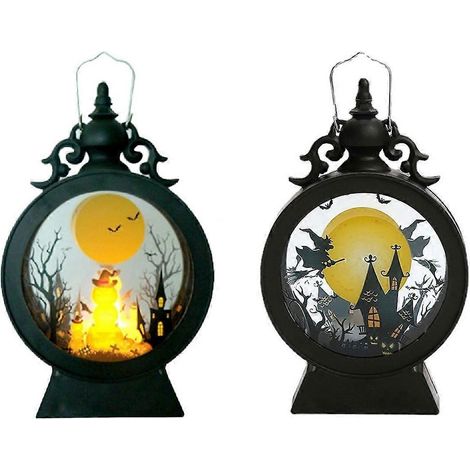 Lanterne fantôme portable à LED pour Halloween (modèle présenté) (1/5)