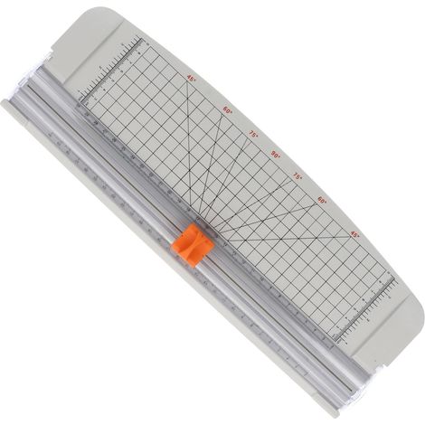 Coupe-papier portable A4, massicot en plastique, règle de précision (1/5)