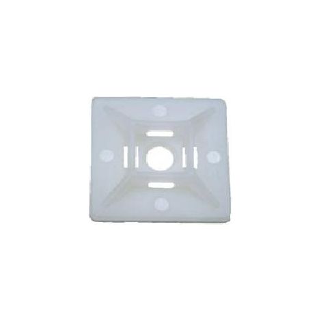 ELEMATIC BASETTA P/FASCETTA BIDIREZION 19X19 MM 100 PZ