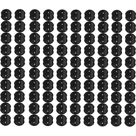 Plaque de fixation paysagère en plastique pour toile anti-mauvaises herbes, 100 pièces, maintien renforcé (1/4)