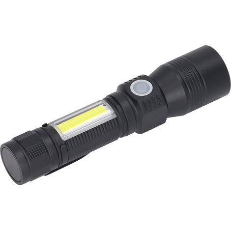 Wiederaufladbare LED-Taschenlampe mit COB-Licht, leistungsstark und kompakt, mit magnetischem Sockel, superhelle Taschenlampe. (1/5)