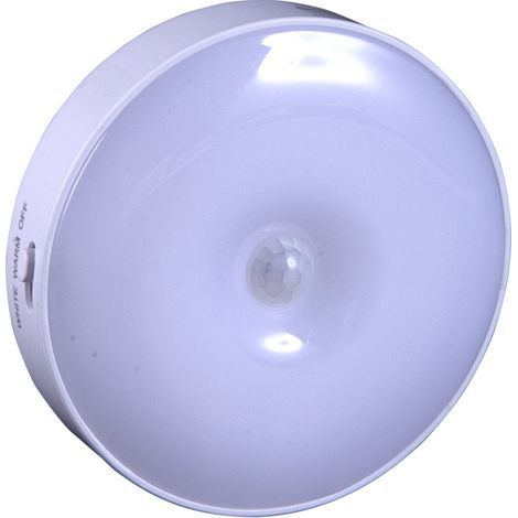 Luz nocturna LED, juego de 3 lámparas LED con sensor de movimiento, recargable mediante USB. (1/5)