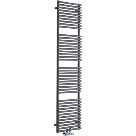 Sèche-Serviettes à Raccordement Central – Anthracite – 182.3 x 40cm – Magera (1/5)