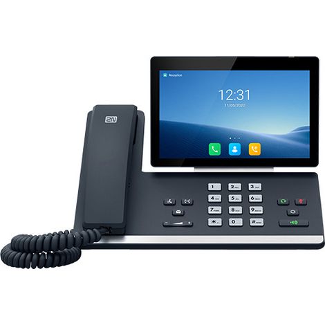 2N D7A IP-Telefon Schwarz LCD WLAN