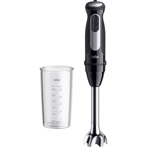 Braun MultiQuick 5 Pro Frullatore a Immersione Nero Inox