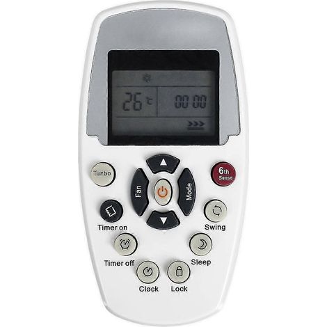 Télécommande de remplacement pour climatiseur Whirlpool DG11E5-05(WLP1) DG11E3-04 (1/5)