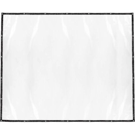 Filiyano-Bâche transparente imperméable avec œillets, en PVC résistant, pour plantes de terrasse, 300 x 250 cm (1/5)