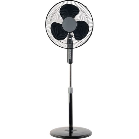 Ventilador de pie Etesio motor AC 40W negro (1/3)
