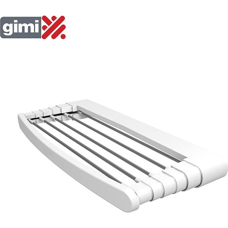 Corde à Linge Mural Telepack 70 Séchoir Mural Rétractable Compact - Gimi (1/5)