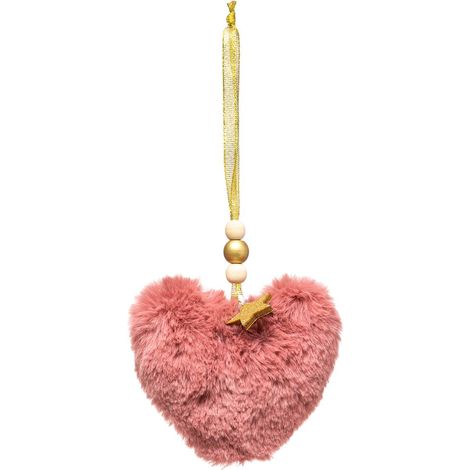 Cuore di pelliccia da 10 cm abbinato - Feeric lights & christmas (1/5)