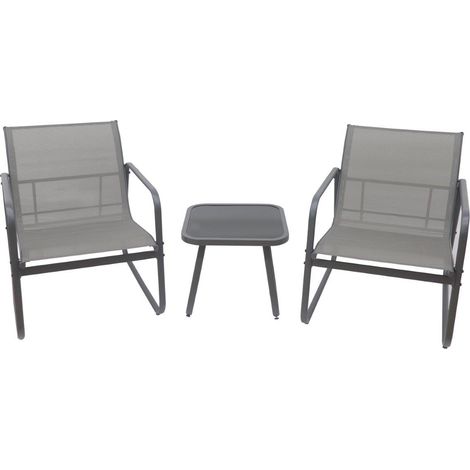 Set Rock Balcony 2 Posti Antracite art. M0738-38