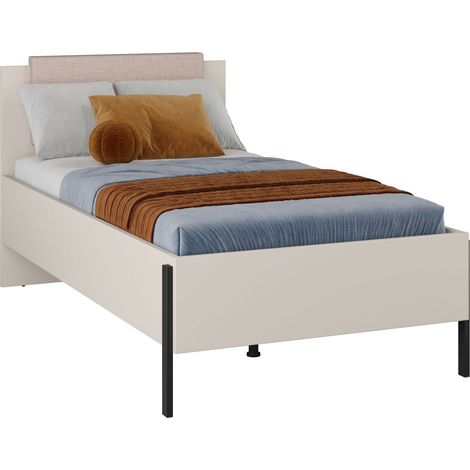 Cama Etsore 112 , Individuales, 100x200, Tapiz, Somieres, 109x205x100cm