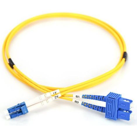 Câble Patch Fibre Optique - LC Vers SC - Monomode 9/125 µm - Duplex - 10 Gbit/s - 2 m (1/3)