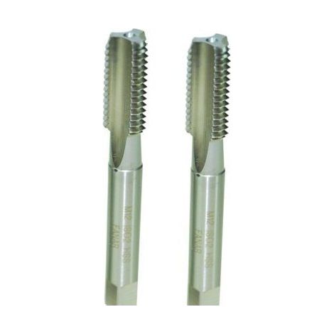 Juego de Machos de Rosca Manual Fanar NGMM/2  10.00x1.00 HSS  Alta Precisión, Acero Rápido, Ideal para Roscado en Metales y Materiales Duros (1/2)