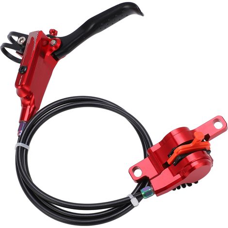 MEIJUN Frein à Disque Hydraulique Avant pour Vélo Tout Terrain - Étrier et Disque Rouge (1/5)