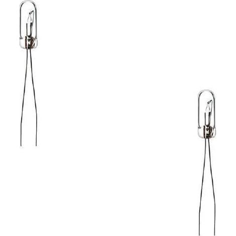 2x Ampoule 28V 1.1W T5 camion fourgon voiture tracteur véhicule agricole réparation changement éclairage lumière