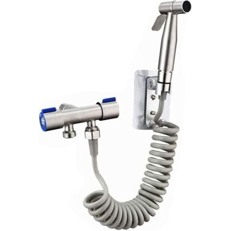 Pulvérisateur de bidet Douchette à Main Bidet Toilette Bidet Spray Pulvérisateur de Toilette Bidet en Acier Inoxydable Tête de Pulvérisation de Bidet pour Kit bidet avec douchette à main (1/4)