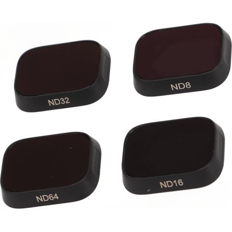 Filtre ND carré pour drone DJI Mini3 (8, 16, 32, 64) - Kit de filtres pour objectif - Accessoires pour drone DJI Mini3 (1/5)