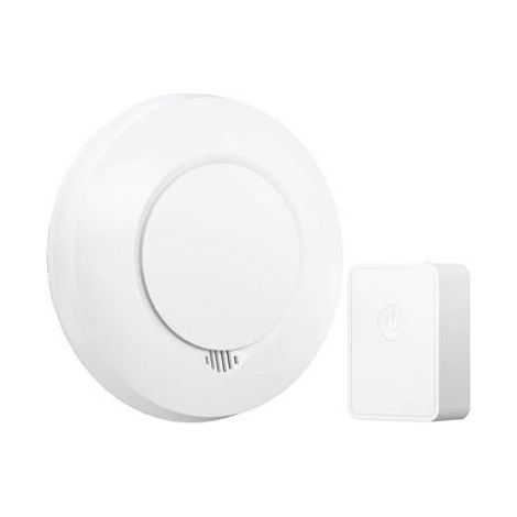 meross GS559AH detector de humo blanco con hub integrado