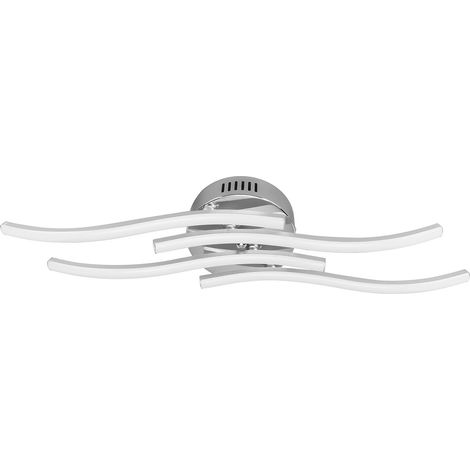 Wellenförmige LED-Deckenleuchte – 140 LEDs – Eisen + Aluminium + Silikon – Modern – 85–265 V – Wohn-/Schlafzimmerdekoration