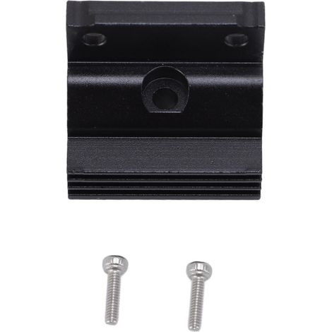Dissipateur thermique en aluminium pour extrudeuse d'imprimante 3D K1C K1 MAXimum - Accessoires de remplacement - Noir (1/5)