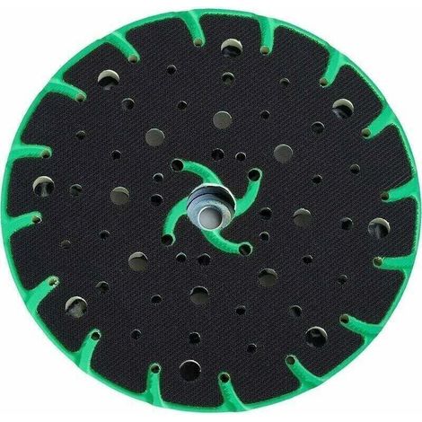 Plateau de 150 mm avec aspiration des poussières - Filetage M8 - Compatible avec les ponceuses orbitales aléatoires Festool de 150 mm - Crezuo (1/4)