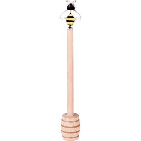 Table Passion - Cuillère à miel en bois Abeille 16.5 cm
