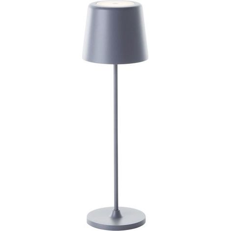Lámpara de mesa LED KAAMI BRILLIANT - 2W - IP44 - Metal y plástico - Gris (1/5)