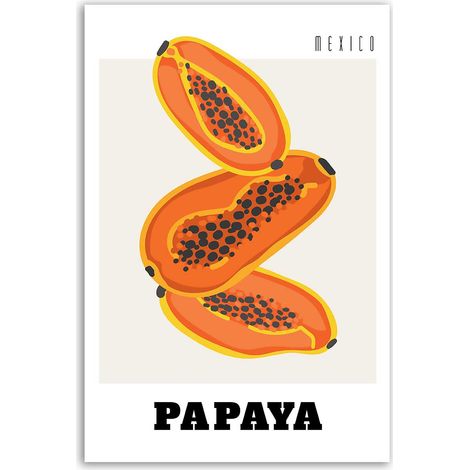 Tableau Papaye du Mexique