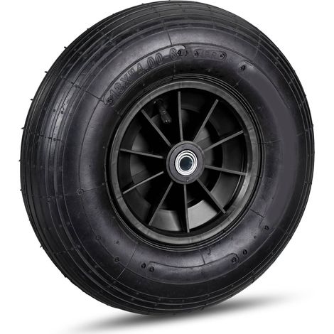 Rueda para carretilla de goma maciza 4.00-6