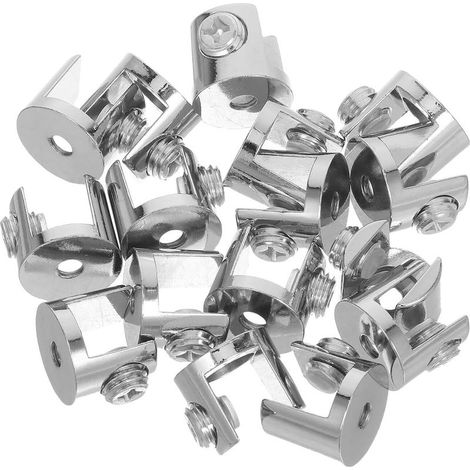 pinces de fixation pour étagères en verre 8 10 mm fixation (1/5)